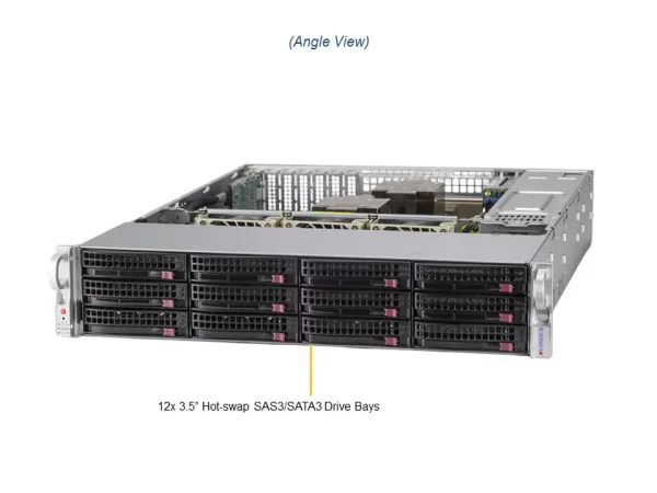 SUPERMICRO Storage SuperServer SSG-620P-ACR12H (SSG-620P-ACR12H) - imagine 2