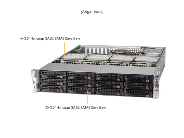 SUPERMICRO Storage SuperServer SSG-620P-ACR16H (SSG-620P-ACR16H) - imagine 2