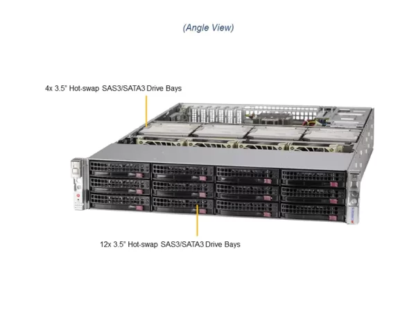 SUPERMICRO Storage SuperServer SSG-620P-ACR16L (SSG-620P-ACR16L) - imagine 2