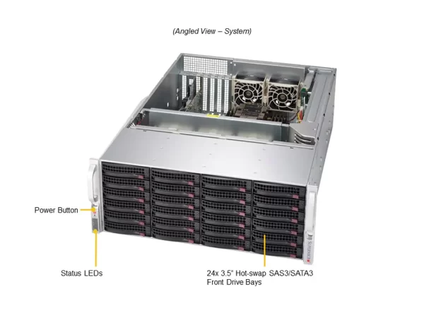 SUPERMICRO Storage SuperServer SSG-640P-E1CR24L (SSG-640P-E1CR24L) - imagine 2