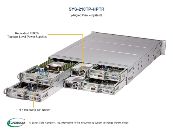 SUPERMICRO IoT SuperServer SYS-210TP-HPTR (SYS-210TP-HPTR) - imagine 2
