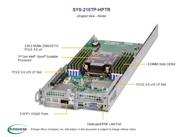 SUPERMICRO IoT SuperServer SYS-210TP-HPTR (SYS-210TP-HPTR) - imagine 4
