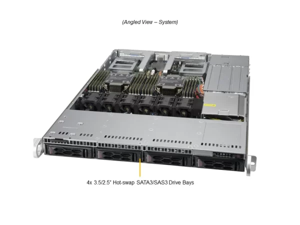 SUPERMICRO CloudDC SuperServer SYS-610C-TR (SYS-610C-TR) - imagine 2