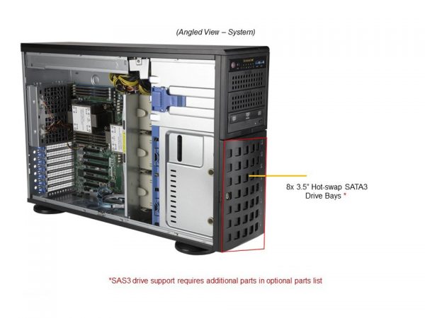 SUPERMICRO Mainstream SuperServer SYS-740P-TR (SYS-740P-TR) - imagine 2