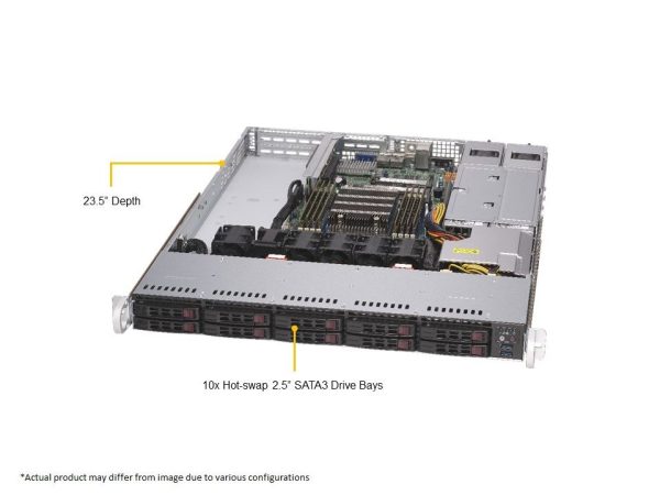 Supermicro AS -1114S-WTRT 1U Rackmount WIO SuperServer (AS -1114S-WTRT) - imagine 3