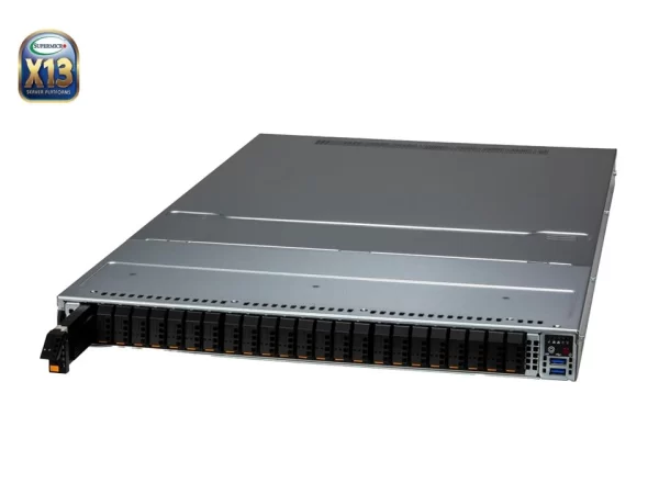 Supermicro SSG-121E-NES24R 1U Rackmount X13 Storage SuperServer (SSG-121E-NES24R)