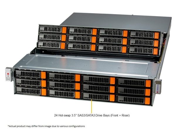 Supermicro SSG-620P-E1CR24L 2U Rackmount SuperStorage Server (SSG-620P-E1CR24L)