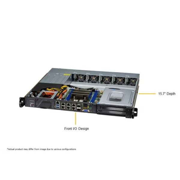 Supermicro SYS-110D-8C-FRAN8TP 1U Rackmount IOT/Embedded System (SYS-110D-8C-FRAN8TP) - imagine 3