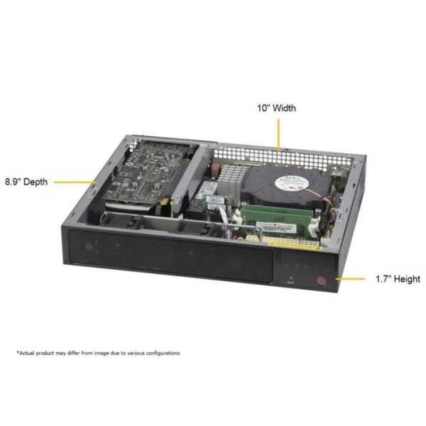 Supermicro SYS-E300-12C Compact 1U IOT/Embedded System (SYS-E300-12C) - imagine 2
