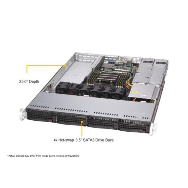 Supermicro AS -1014S-WTRT 1U Rackmount WIO SuperServer (AS -1014S-WTRT) - imagine 3
