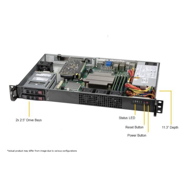 Supermicro SYS-110C-FHN4T 1U Rackmount IOT System (SYS-110C-FHN4T) - imagine 3