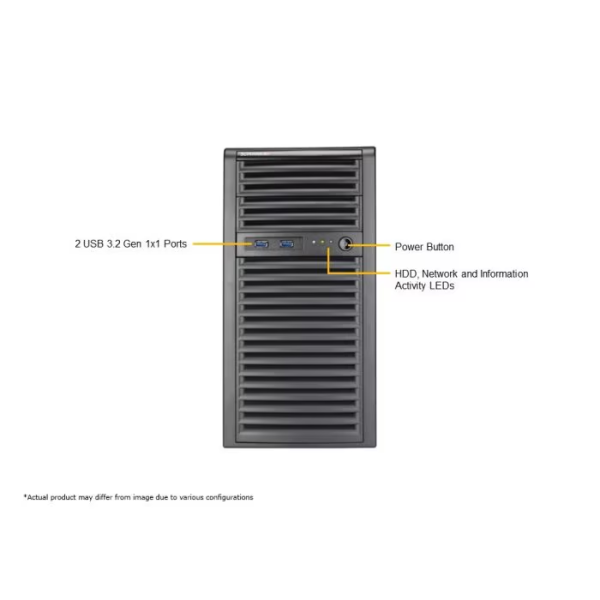 Supermicro AS -3015A-I Mini-Tower H13 Mainstream Workstation (AS -3015A-I) - imagine 3