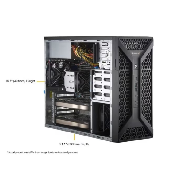 Supermicro SYS-531A-I Mid-Tower X13 SuperWorkstation (SYS-531A-I) - imagine 2