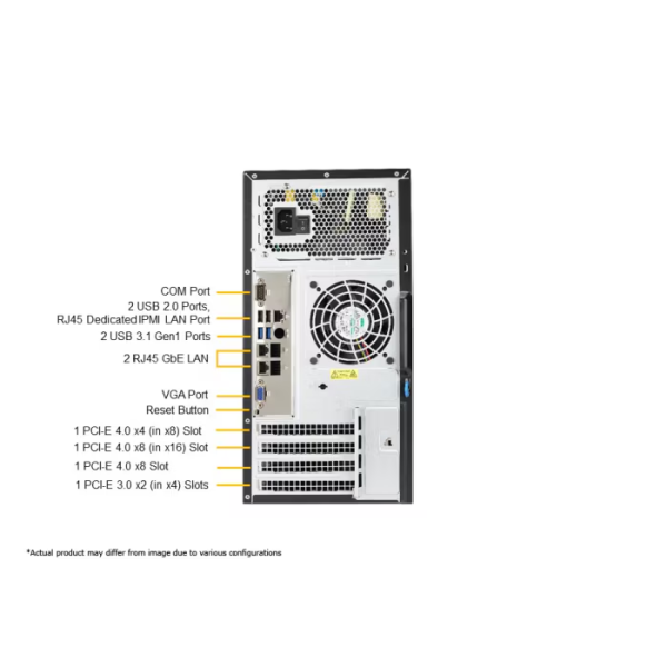 Supermicro SYS-530T-I Mini-Tower SuperWorkstation (SYS-530T-I) - imagine 3
