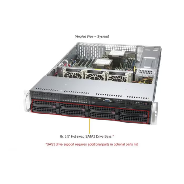 Supermicro SYS-620P-TRT 2U Rackmount Mainstream SuperServer (SYS-620P-TRT)