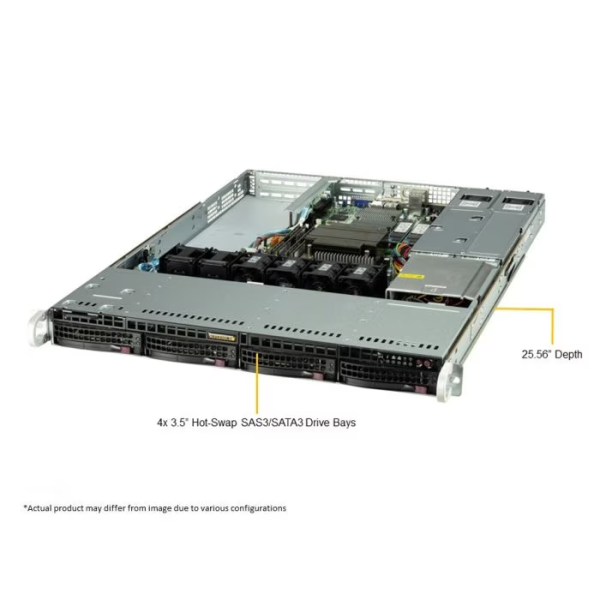 Supermicro SYS-510T-WTR-EU 1U Rackmount UP SuperServer (SYS-510T-WTR-EU)