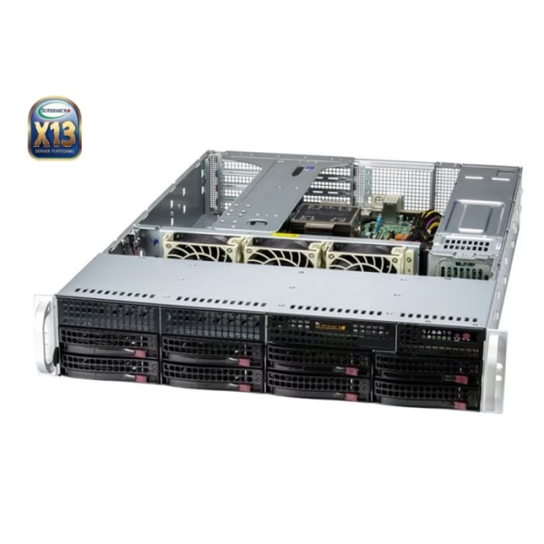 Supermicro SYS-521E-WR 2U Rackmount X13 WIO SuperServer (SYS-521E-WR)