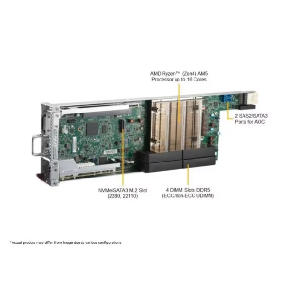 Supermicro AS -3015MR-H8TNR 3U Rackmount H13 Microcloud SuperServer (AS -3015MR-H8TNR) - imagine 5