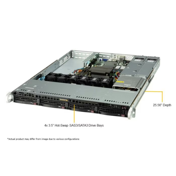 Supermicro SYS-510T-WTR-EU 1U Rackmount UP SuperServer (SYS-510T-WTR-EU) - imagine 3