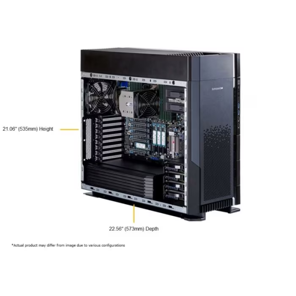 Supermicro SYS-551A-T 5U Full-Tower X13 SuperWorkstation (SYS-551A-T) - imagine 2