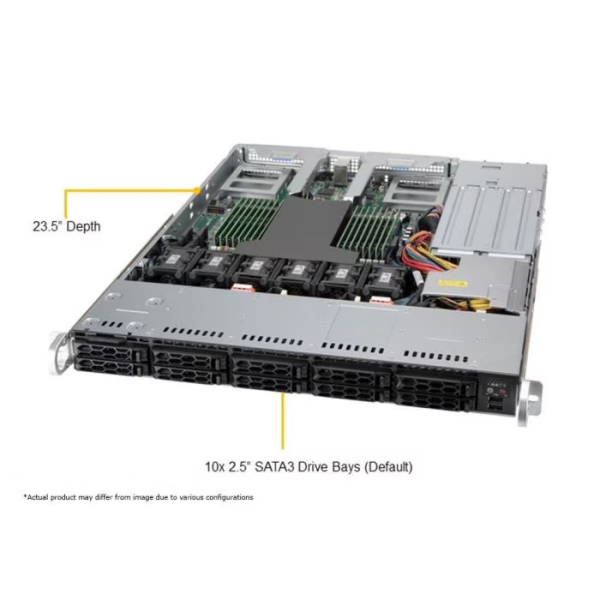 Supermicro AS -1114CS-TNR-EU 1U Rackmount CloudDC SuperServer (AS -1114CS-TNR-EU)