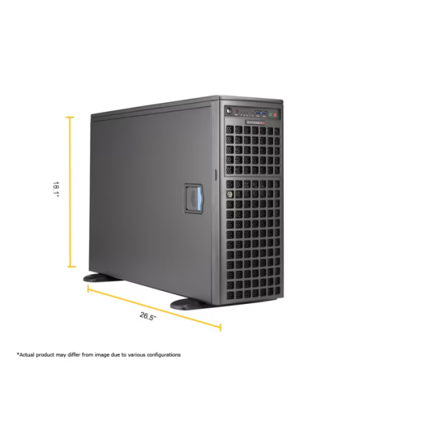 Supermicro SYS-540A-TR Full-Tower Scalable GPU SuperWorkstation (SYS-540A-TR) - imagine 2