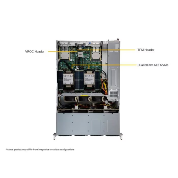 Supermicro SYS-621C-TN12R 2U Rackmount X13 CloudDC SuperServer (SYS-621C-TN12R) - imagine 5