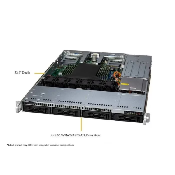 Supermicro AS -1015CS-TNR-EU 1U Rackmount H13 CloudDC SuperServer (AS -1015CS-TNR-EU) - imagine 2
