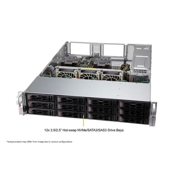 Supermicro SYS-620C-TN12R 2U Rackmount CloudDC SuperServer (SYS-620C-TN12R) - imagine 2