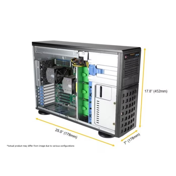 Supermicro SYS-740A-T Full-Tower SuperWorkstation (SYS-740A-T) - imagine 2