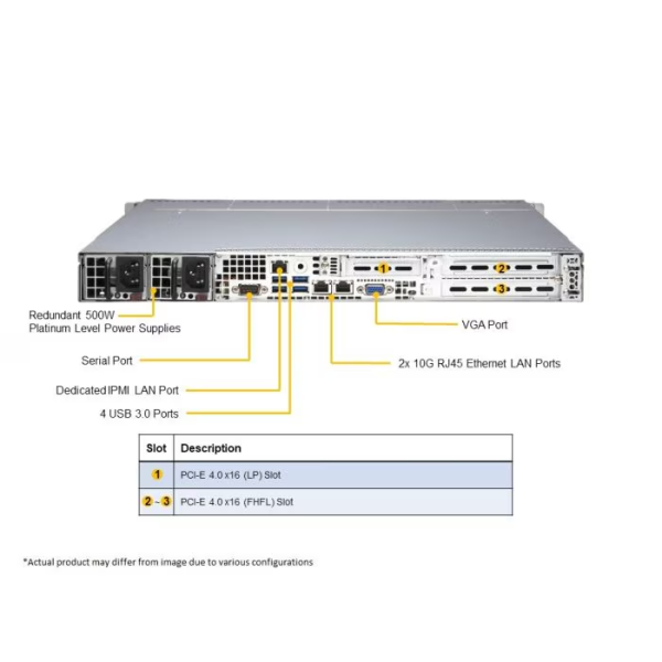 Supermicro AS -1114S-WTRT-EU 1U Rackmount WIO SuperServer (AS -1114S-WTRT-EU) - imagine 4