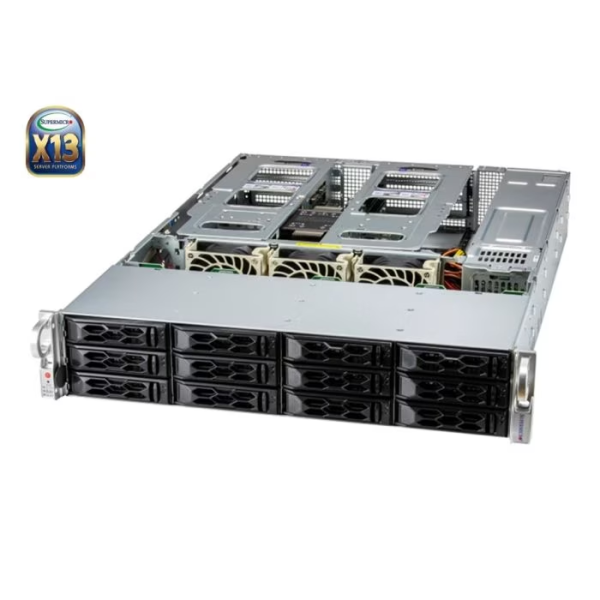 Supermicro SYS-521C-NR 2U Rackmount X13 CloudDC SuperServer (SYS-521C-NR)