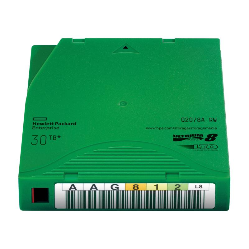 HPE LTO-8 Ultrium 30TB RW Data Cartridge (Q2078A)