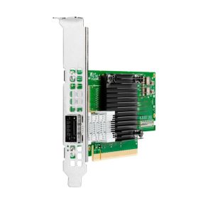 HPE InfiniBand HDR100/Ethernet 100Gb 1-port QSFP56 PCIe4 x16 MCX653105A-ECAT Adapter (P23665-B21)