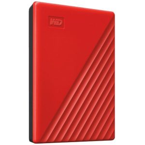 HDD Extern WD My Passport, 2TB, 2.5", Rosu, USB 3.2 (WDBYVG0020BRD-WESN)