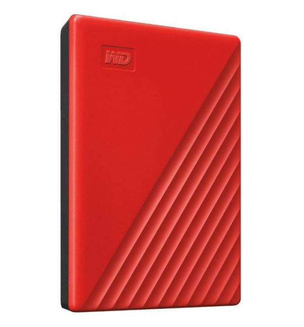 HDD Extern WD My Passport, 2TB, 2.5", Rosu, USB 3.2 (WDBYVG0020BRD-WESN)