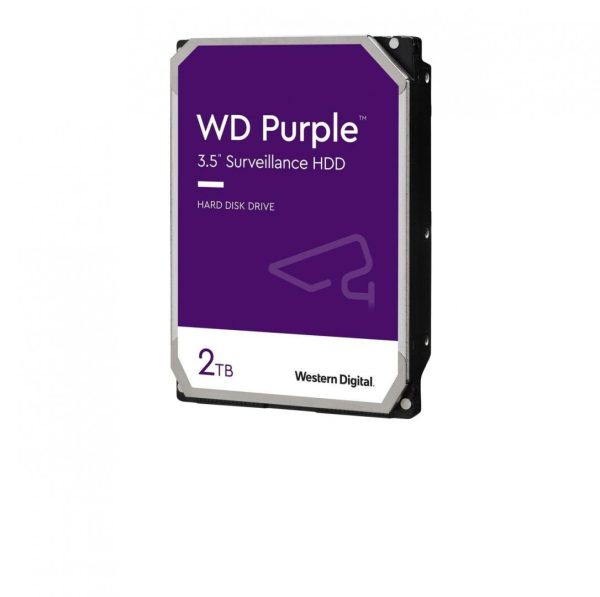 HDD Surveillance WD Purple, 2TB, 5400RPM, SATA III (WD22PURZ)