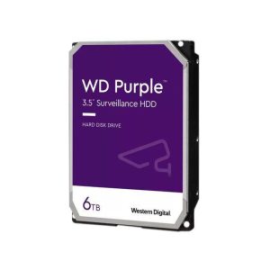 HDD Surveillance WD, 3.5", 6TB, PURPLE, SATA3, IntelliPower (5400rpm),  256MB (WD63PURU)