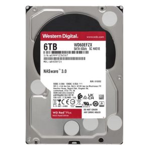 HDD WD Red Plus 6TB SATA-III 5640RPM 128MB (WD60EFZX)