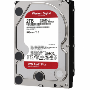 HDD  WD Red Plus 2TB SATA-III 5400rpm 128mb (WD20EFZX)
