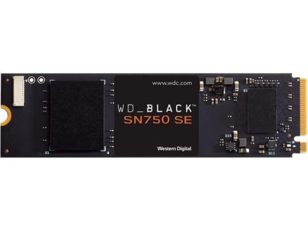 SSD WD Black SN750 SE 500GB PCI Express 4.0 x4 M.2 2280 (WDS500G1B0E)