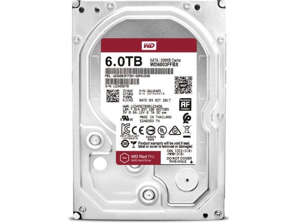 HDD WD Red Pro 6TB SATA-III 7200RPM 256MB (WD6003FFBX)