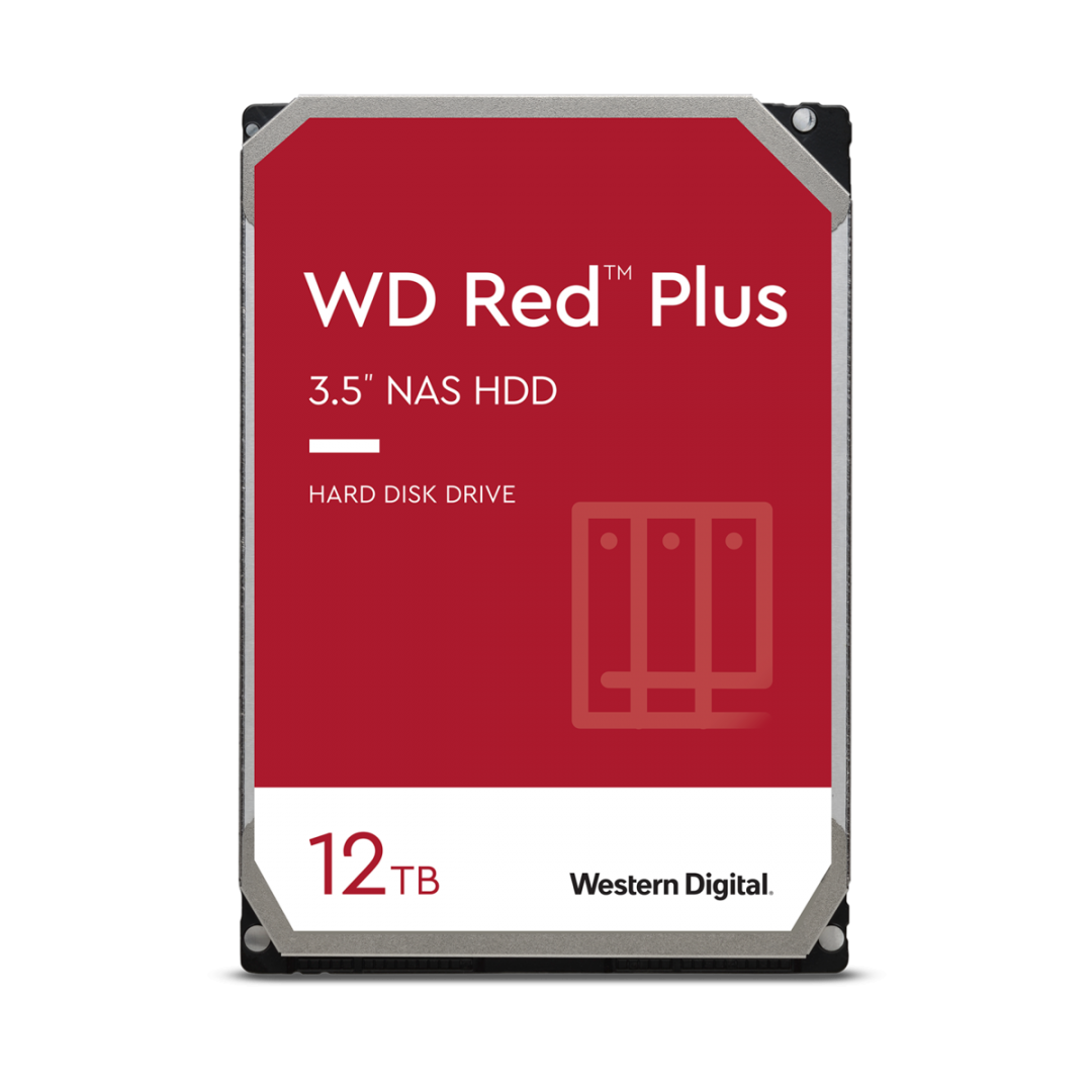 HDD  WD Red Plus 12TB 7200rpm SATA-III 256mb (WD120EFBX)