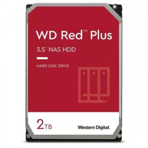HDD WD Red Plus 2TB SATA-III 5400RPM 128MB (WD20EFPX)