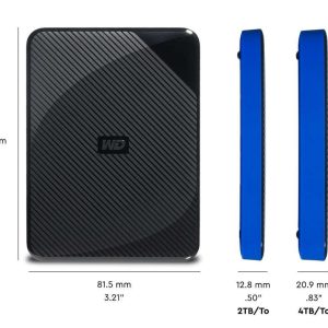 HDD Extern WD Gaming drive PS4, 4TB, negru, USB 3.0 (WDBM1M0040BBK-WESN)