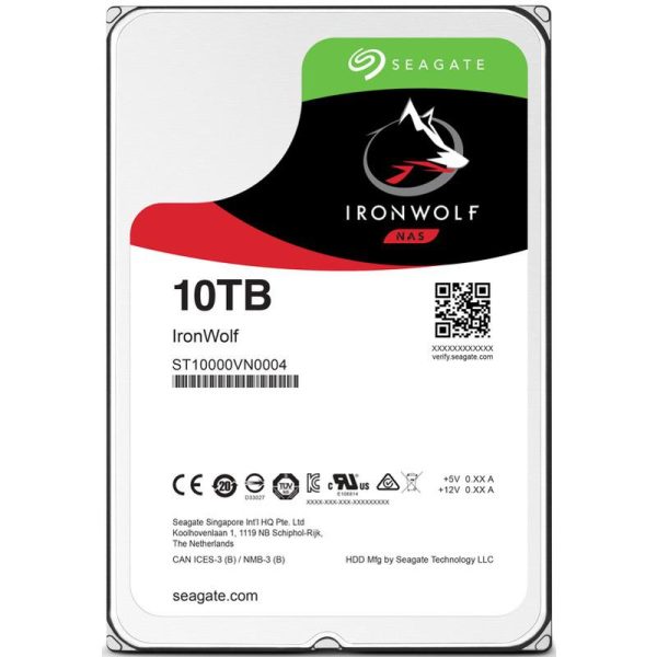 HDD Seagate IronWolf 10TB SATA-III 7200RPM 256MB (ST10000VN000)