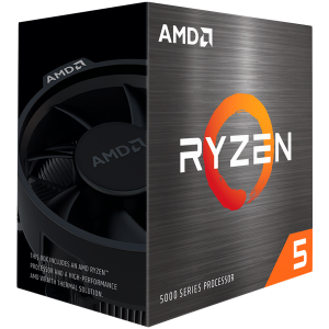 AMD CPU Desktop Ryzen 5 6C/12T 5600 (3.6/4.2GHz Boost,36MB,65W,AM4) Box (100-100000927BOX)