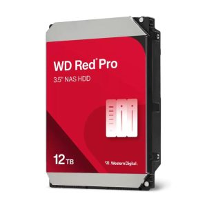Western Digital Red Pro . HDD capacity: 12 TB, HDD speed: 7200 RPM, Storage drive buffer size: 512 MB, HDD size: 3.5", Interface: Serial ATA III (WD122KFBX)