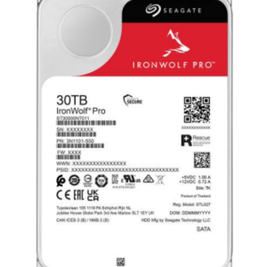 HDD intern Seagate, IronWolf PRO 3.5", 30TB, SATA3, 7200rpm, 256MB, (ST30000NT011)