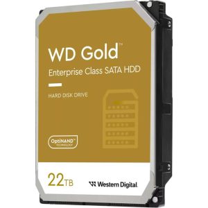 Western Digital Gold. HDD capacity: 22 TB, HDD speed: 7200 RPM, Storage drive buffer size: 512 MB, HDD size: 3.5", Interface: Serial  ATA III (WD221KRYZ)